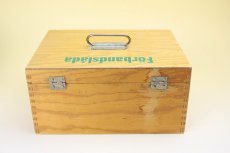 画像4: 北欧アンティーク 木箱/ソーイングボックス (4)