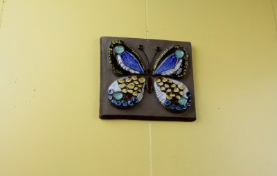画像2: Ｊie Gantofta Annika Kihlman/バタフライ 蝶の陶板