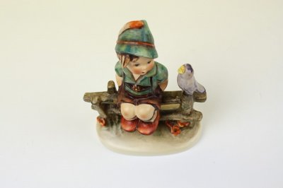 画像2: フンメルドール/Goebeｌ社M.I.Hummelfigur/小鳥と少年