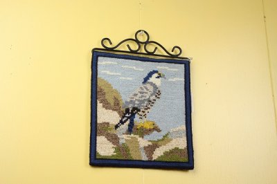 画像2: 北欧　ツヴィスト刺繍タペストリー/鳥