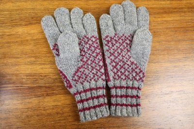 画像2: ミトン手袋/手編み