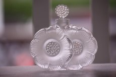画像1: Lalique Deux Fleursラリックドゥ・フルール/フレグランスボトル ガラスの香水瓶 (1)