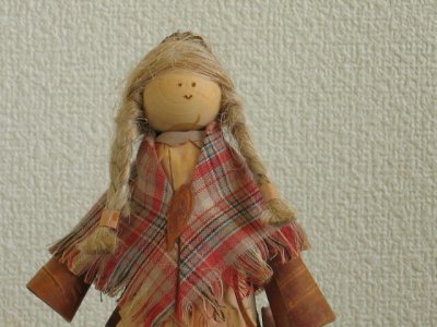 画像1: 北欧ドール　白樺人形
