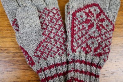 画像3: ミトン手袋/手編み