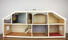 画像1: 北欧アンティーク　ドールハウス/Ｌｕｎｄｂｙ　Ｓｗｅｄｅｎ”60　大型 （オリジナル箱入り） (1)