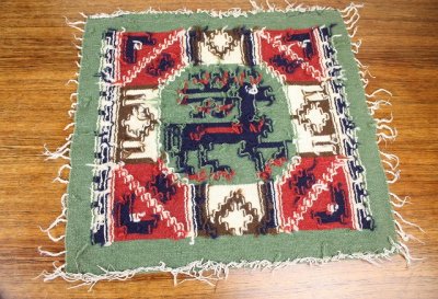画像3: 北欧織物　フレミッシュ織り/タペストリー鹿