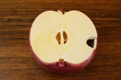 画像3: 北欧セラミック/りんごのジャムポット