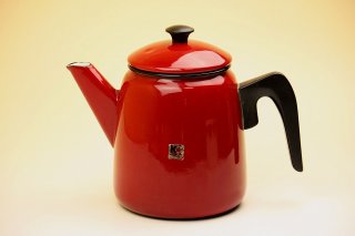KOCKUM SWEDEN 北欧 ホーローケトル　コクムス KOCKUMS/コクムス/ホーロー製ケトル（レッド） - 北欧、暮らしの