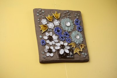 画像2: Ｊie Gantofta Annika Kihlman/Flower 花の陶板