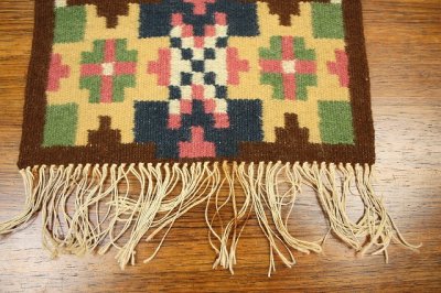 画像2: 北欧織物　フレミッシュ織　伝統柄
