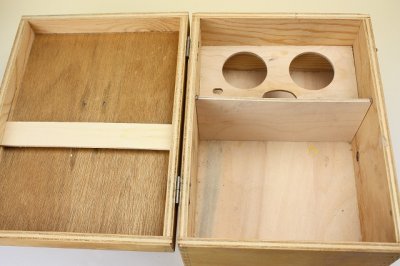 画像2: 北欧アンティーク 木箱/ソーイングボックス