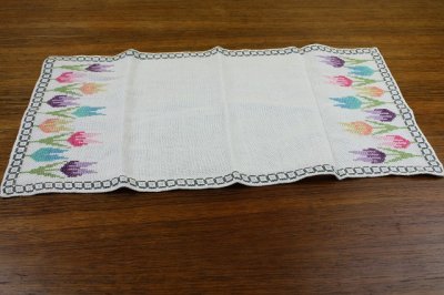 画像3: 北欧刺繍　センタークロス/チューリップ