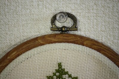 画像3: 北欧刺繍タペストリー　鹿/木枠