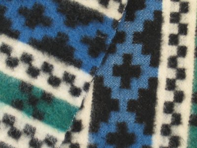 画像3: 北欧織物タペストリー　ＢＧＷ