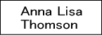 Anna Lisa Thomson/アンナ・リサ・トムソン
