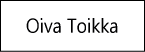 Oiva Toikka/オイバ・トイッカ